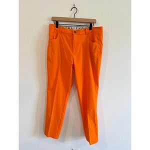 Puma Golf Mens Jackpot Pants Orange Performance Stretch Trousers 577975-10 34x32